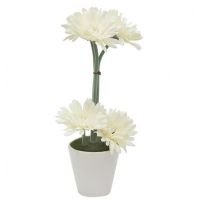 Artificial Flower "White Gerberas"