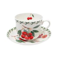 Cup with saucer "Cherry"