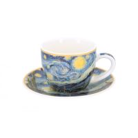 Cup and saucer "The Starry Night"