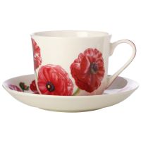 Cup and saucer "Floriade ranunculus"