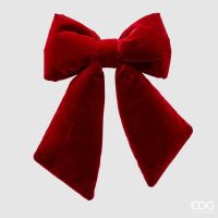 Christmas Decor "Velvet Bow Red"
