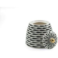 Sugar bowl "Masai black"