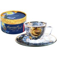 Cup and saucer "The starry night"