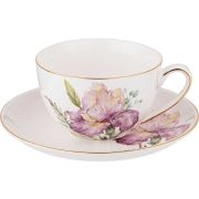 Cup and saucer "Irises"
